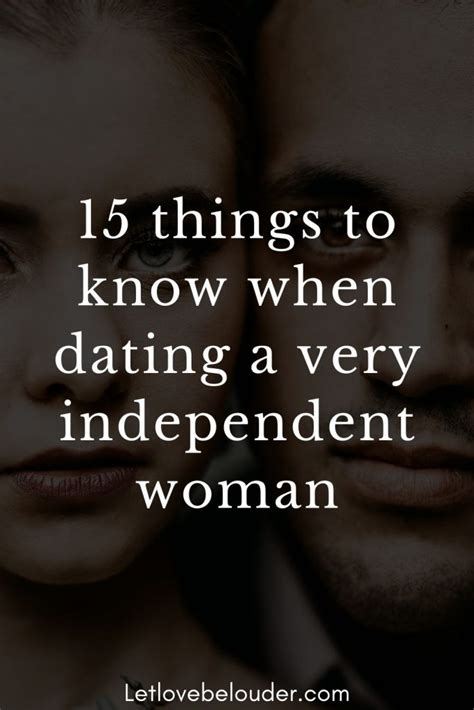 dating a highly independent woman
